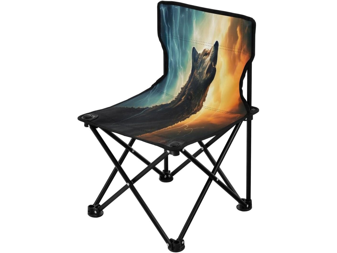 Silla Plegable De Camping Roaring Resistente Duradera Portátil Fácil Instalar