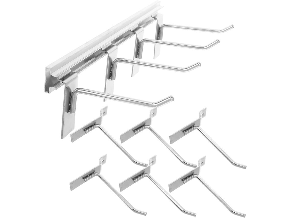 Gancho Metálico Para Panel Perforado, Soporte Para Estante Colgante, Almacenamiento De Herramientas, Montaje En Pared, Garaje, Cocina