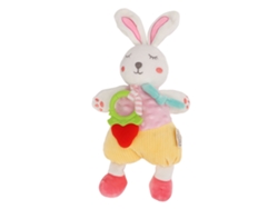 Conejo De Peluche Para La Dentición De Bebés, Fabricado En Poliuretano, Para Un Juego Seguro Y Divertido.