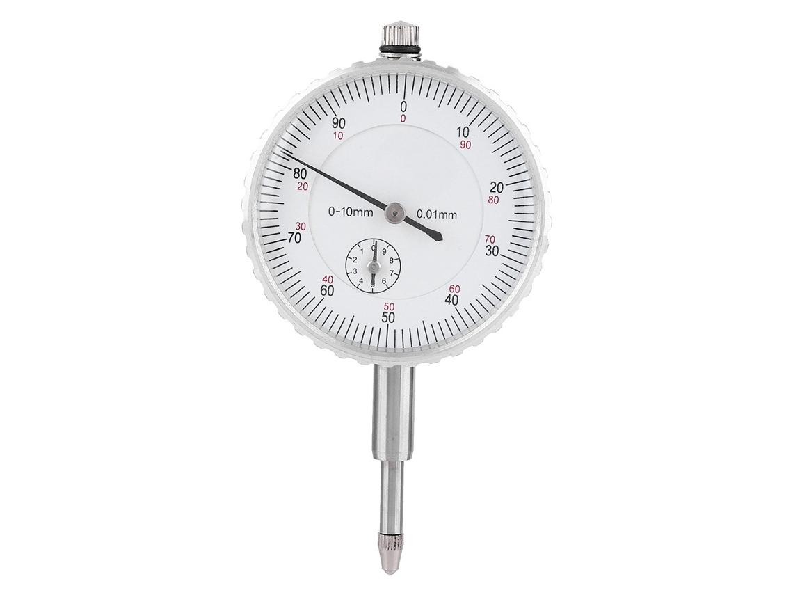 Indicador De Cuadrante De Precisión De 0-10 Mm Y Calibre De 0,01 Mm.