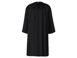 Toga de Graduación Negra Unisex - Ropa para Escuelas, Coros y Jueces, Ideal para Halloween NEVEANCE