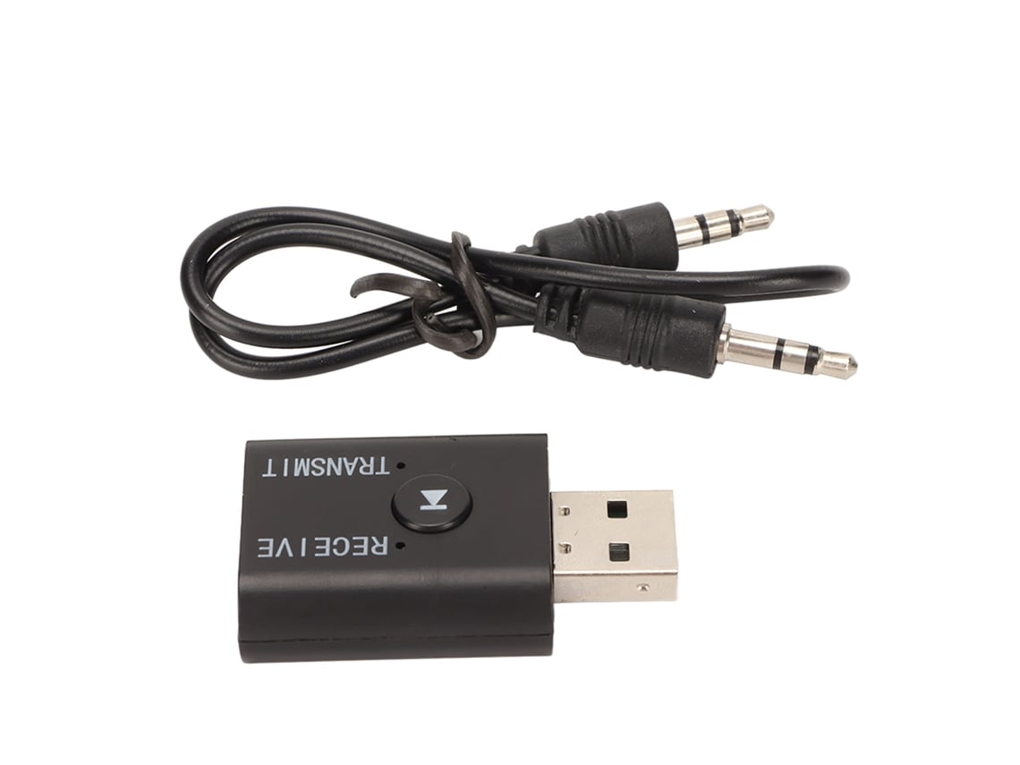 Adaptador Bluetooth 2 Em 1 Usb Transmissor Receptor Sem Fio 3.5mm Para Tv Estéreo Carro Alto-falantes