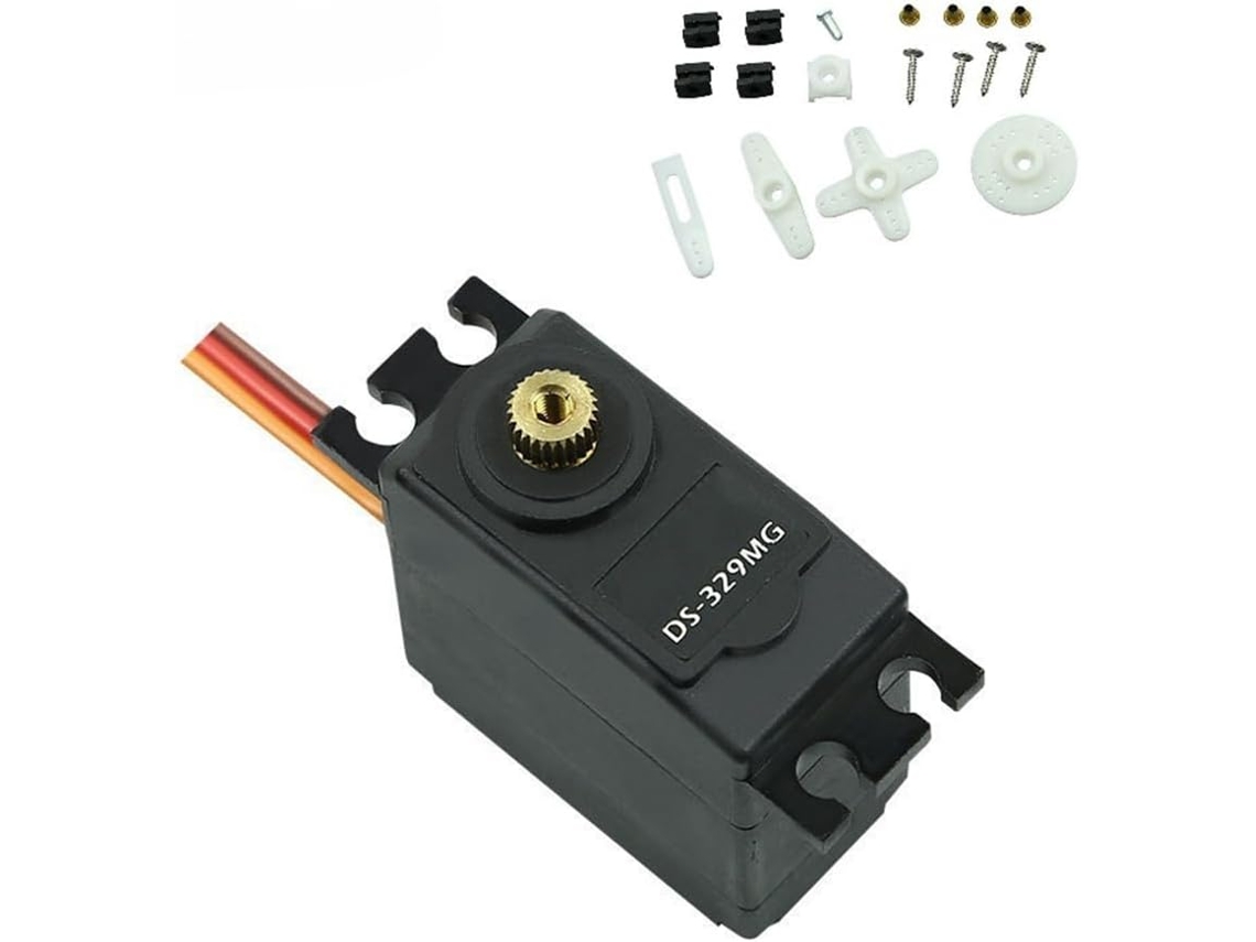 Servo Digital Mini Ds329mg Con Engranajes Metálicos Para Coches, Barcos, Aviones Y Robots Rc.