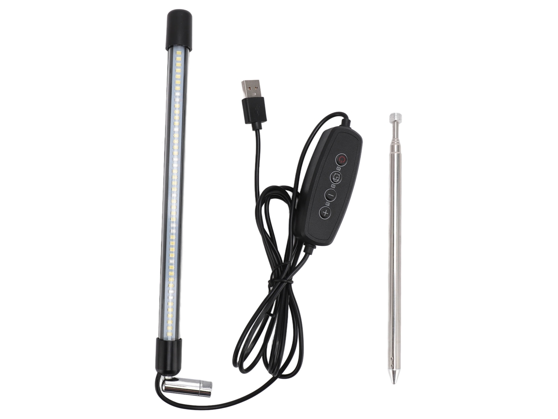 Lámpara LED de cultivo para plantas con temporizador (4h, 8h, 12h), 5W, USB | MARCA