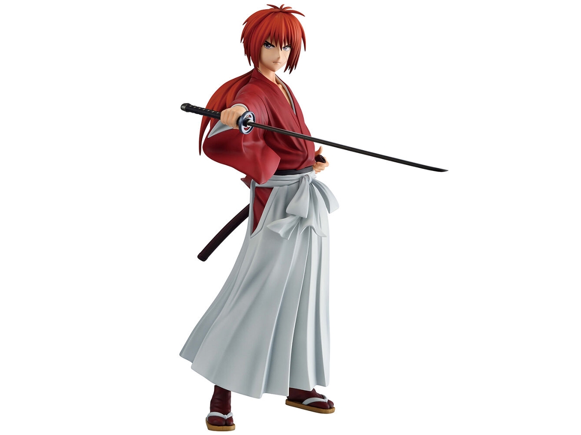 Figura Rurouni Kenshin Meiji Espadachin Historia Romántica Kenshin Himura Ichibansho 24cm Banpresto