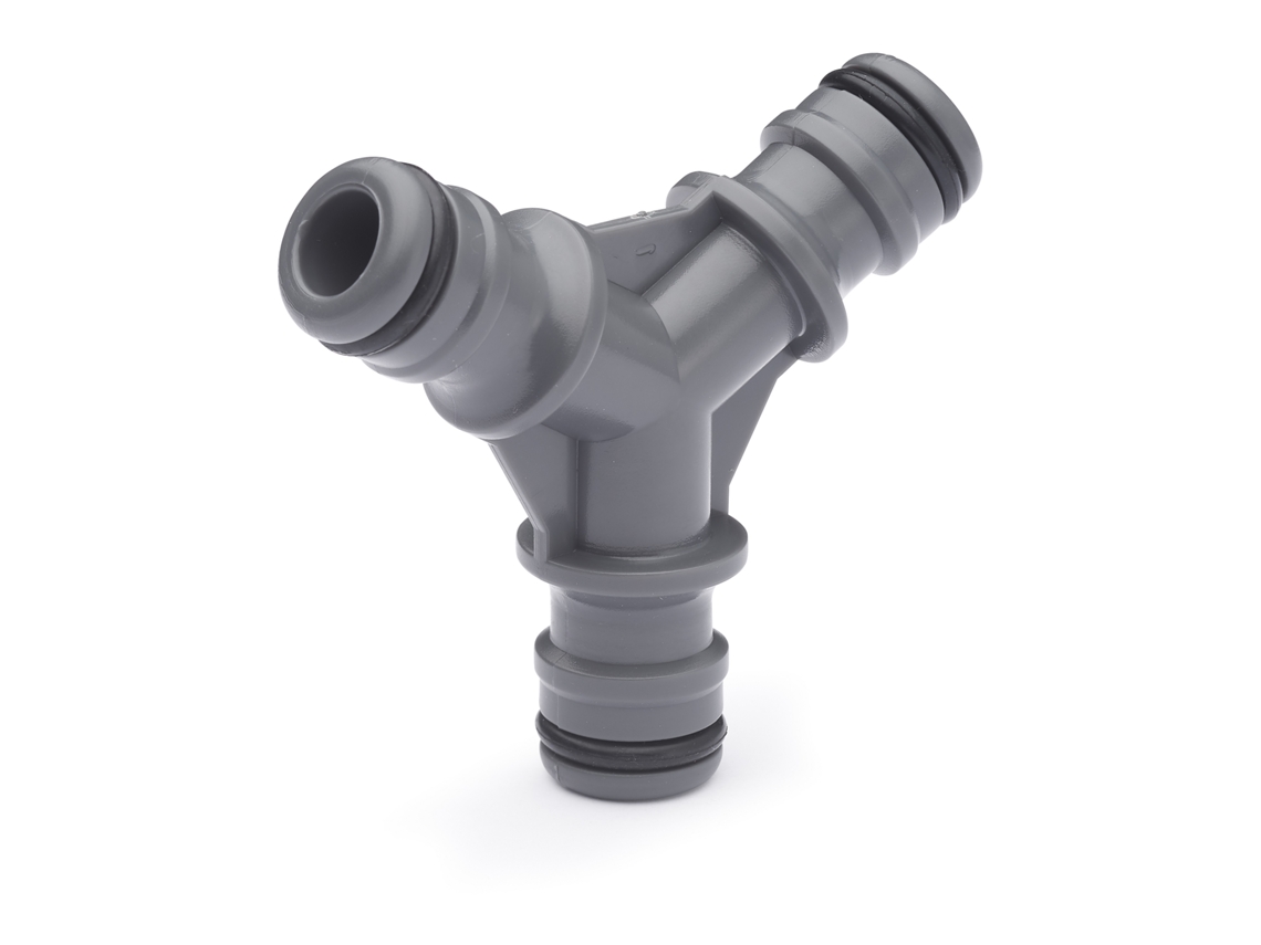 Unión automática para conexión de riego . AROZ