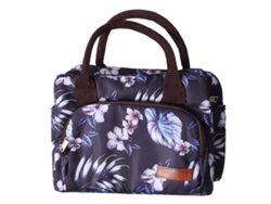 Bolsa Isotérmica De Gran Capacidad Con Estampado Floral Y Cinturón Para Madre Y Bebé.
