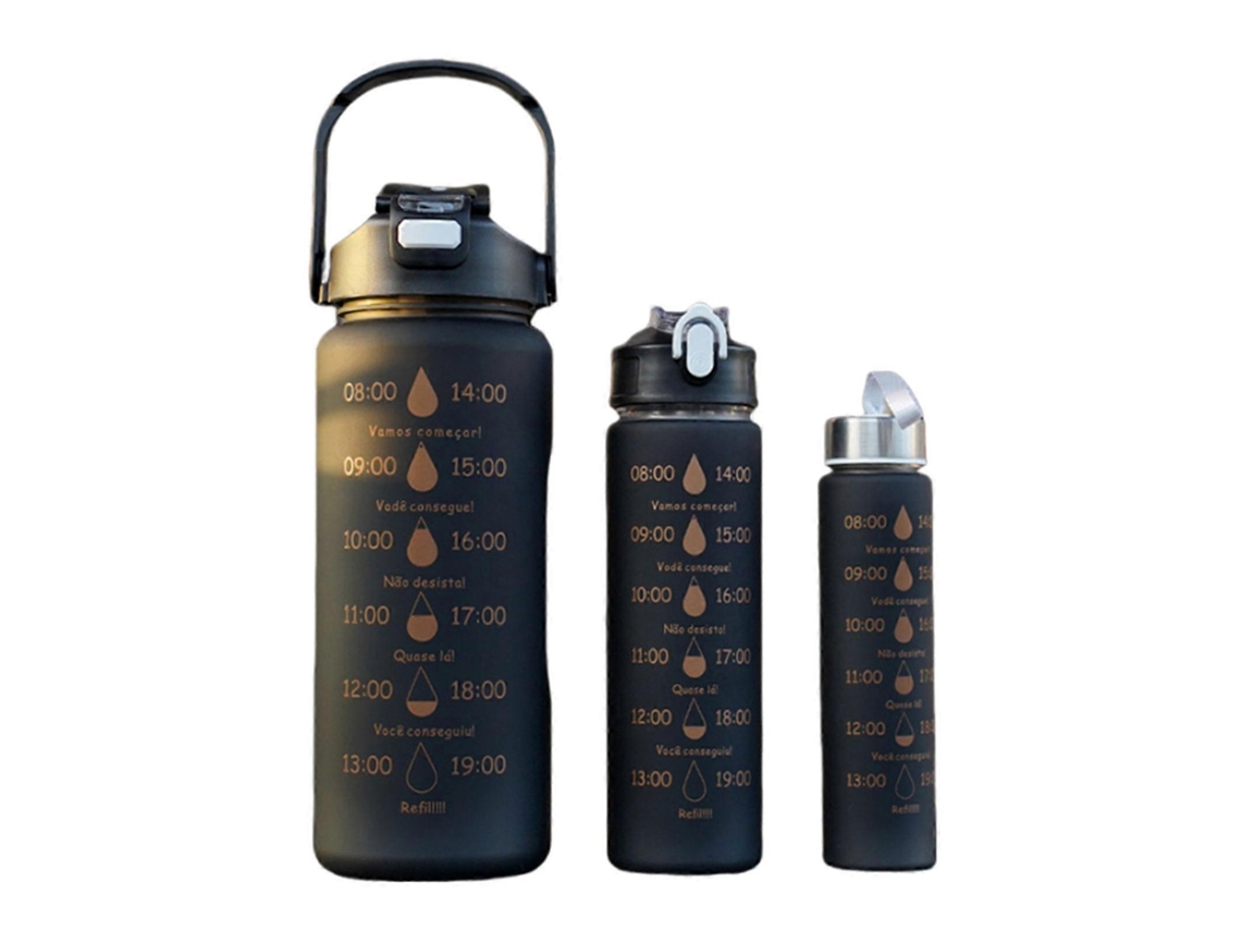 3 botellas de agua deportivas a prueba de fugas Rosewell