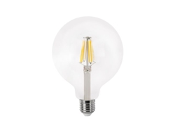 Bombilla LED Globo con Filamento Mate E27 G125 8w Transparente