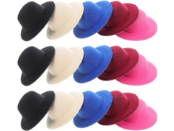 15 Mini Sombreros Formales para Muñecas, Hechos a Mano. Slowmoose