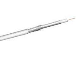 Cable de Antena GOOBAY (Coaxial - Blanco)