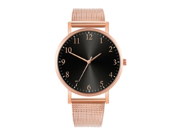 Reloj De Moda Para Hombre Y Mujer, Correa De Malla, Esfera Redonda, Movimiento De Cuarzo, Para Parejas.