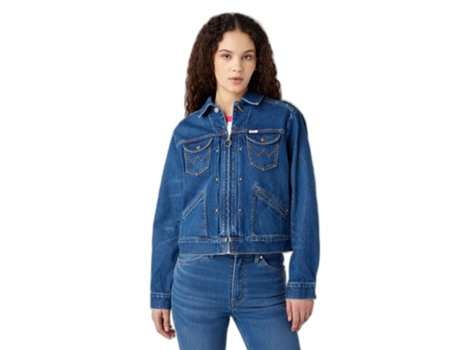 Chaqueta de Mujer WRANGLER Vaquera Jen Mezclilla Azul (S)