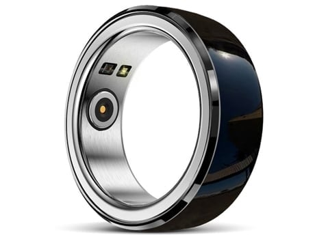 Chronus Bluetooth Smart Ring Múltiples funciones de salud Grabación en múltiples modos deportivos Negro S AUJEZON