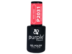 Esmalte de uñas en gel color 2031 10 ml morado profesional