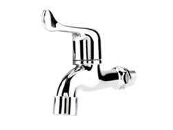 Grifo De Plástico Para Lavabo De Lavadora, Baño, Con Caño Y Manija Individuales 1