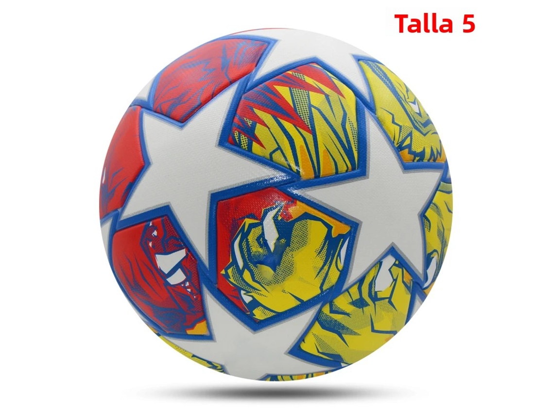 Balón De Fútbol Premium, Talla 5, Alta Elasticidad, Sin Costuras, Termosellado, Para Partido De Liga.