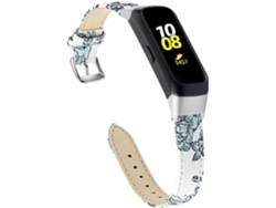 Correa Cuero Vacuno Smartwatch Reloj Estampado Compatible Galaxy Accesorios Diario Uso
