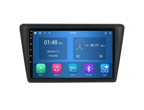 Autoradio 4GB RAM64GB ROM ROVERONE para Skoda Rapid 2013 - 2017 CarPlay Android Coche Radio Bluetooth Navegación