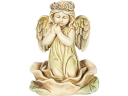 Ángel Led Decorativo En Resina, Estatua De Hada De Las Flores Para