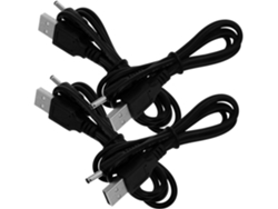 Cable de carga USB CC de 4 piezas para dispositivos como ventiladores, altavoces y tabletas: compatible y duradero - Gokoco