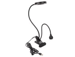 Lámpara de secado de uñas Rebe-Lamp 2 en 1 con cuello de cisne e interfaz USB, flexible y ajustable para manicura.