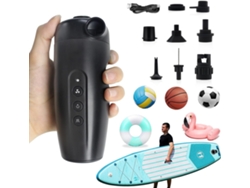 Bomba de Ar Portátil 20Psi Bomba Elétrica Recarregável para Placa de Remo com Bateria de 3000Mah 