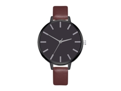 Reloj De Pulsera De Cuarzo Para Mujer, Estilo Sencillo, Con Correa De Piel Sintética, Estilo Casual, Elegante Y Elegante.