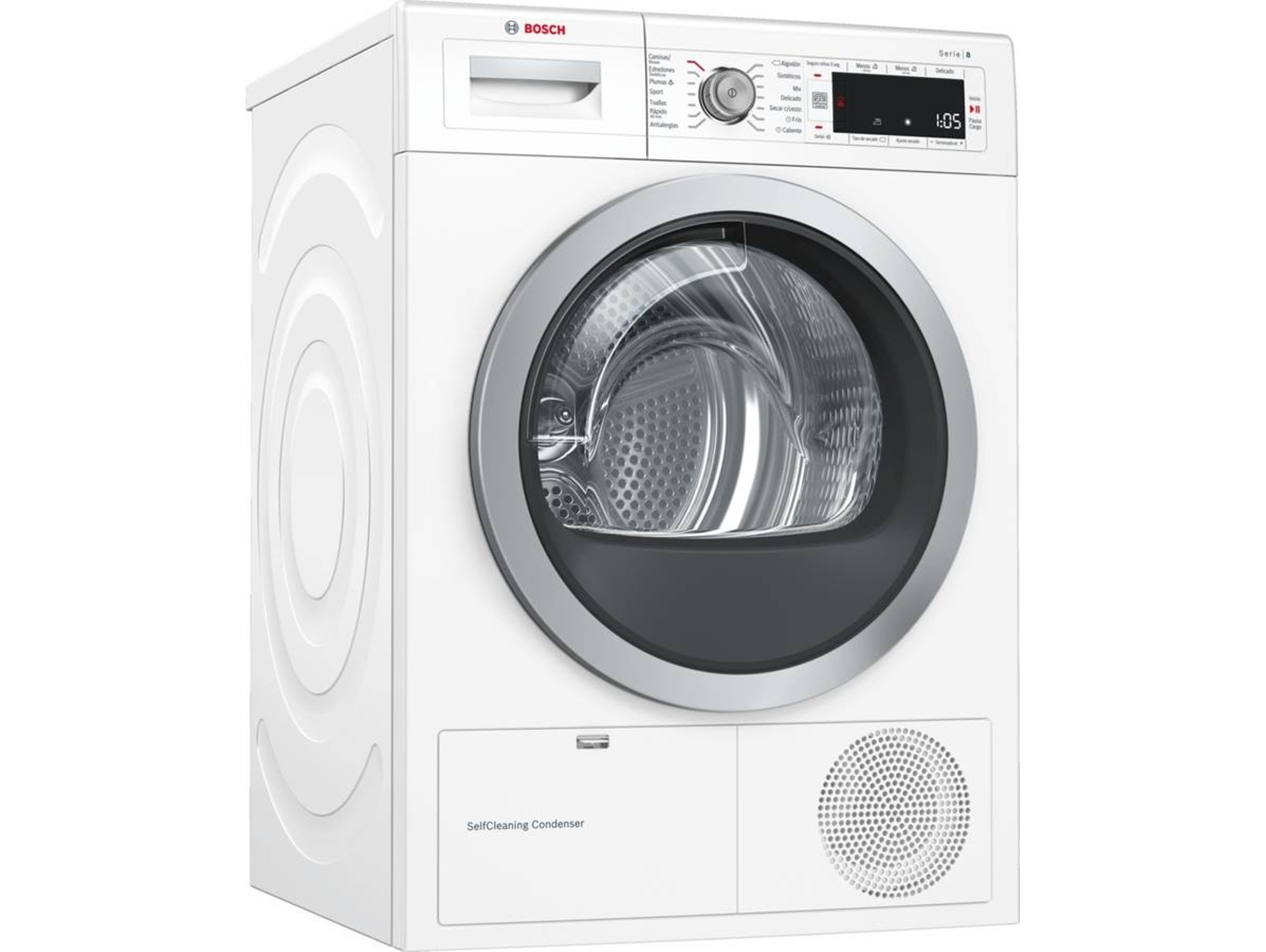 Secadora Bosch Wtw845w0es 8 kg bomba de calor blanco bco 8kg 8k