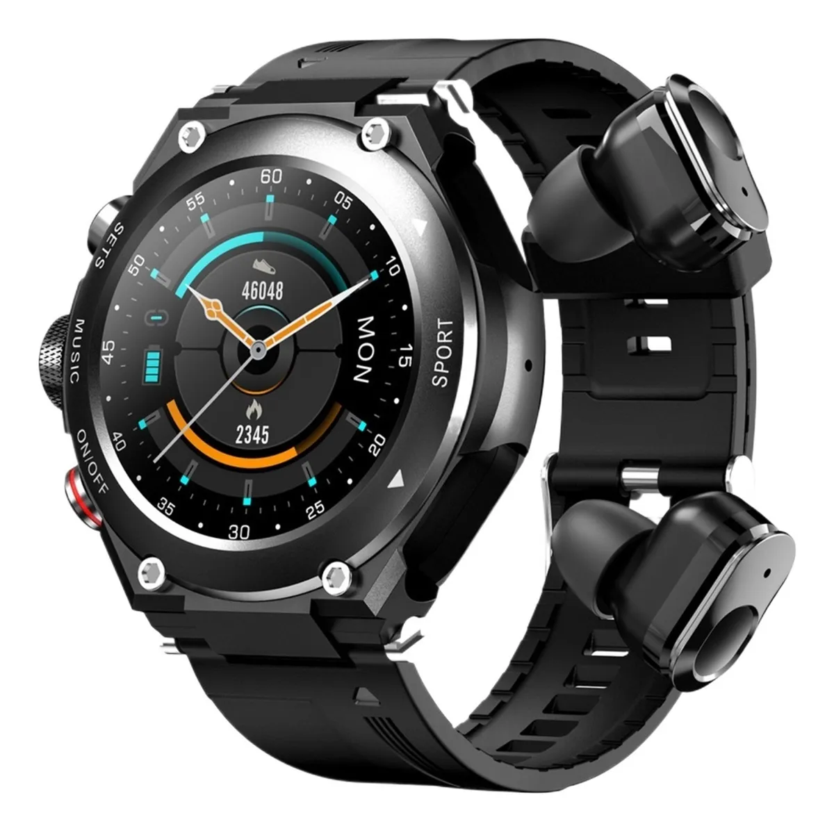 Reloj inteligente M con auriculares inalámbricos y pulsera vayotoy