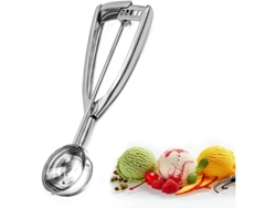 2026altiro-cuchara Pequeña (4 Cm) De Acero Inoxidable 304 Para Helado Con Gatillo Fácil De Usar Para Albóndigas, Melón Y Pasta.