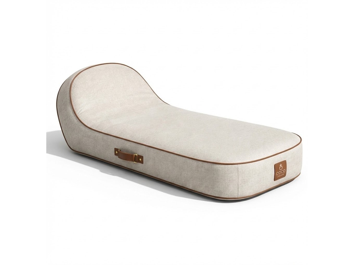 Tumbona Hinchable Coco Lounge Palma - Blanco Crema