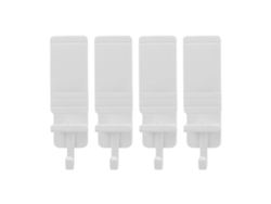 4 ganchos para baño con buen agarre, impermeables, antideslizantes, artículos muy útiles para la cocina, la sala de estar y el dormitorio.