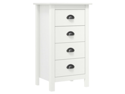 Lovely Home Aparador Hill 46X35X80 Cm Madera de Pino Maciza Blanco