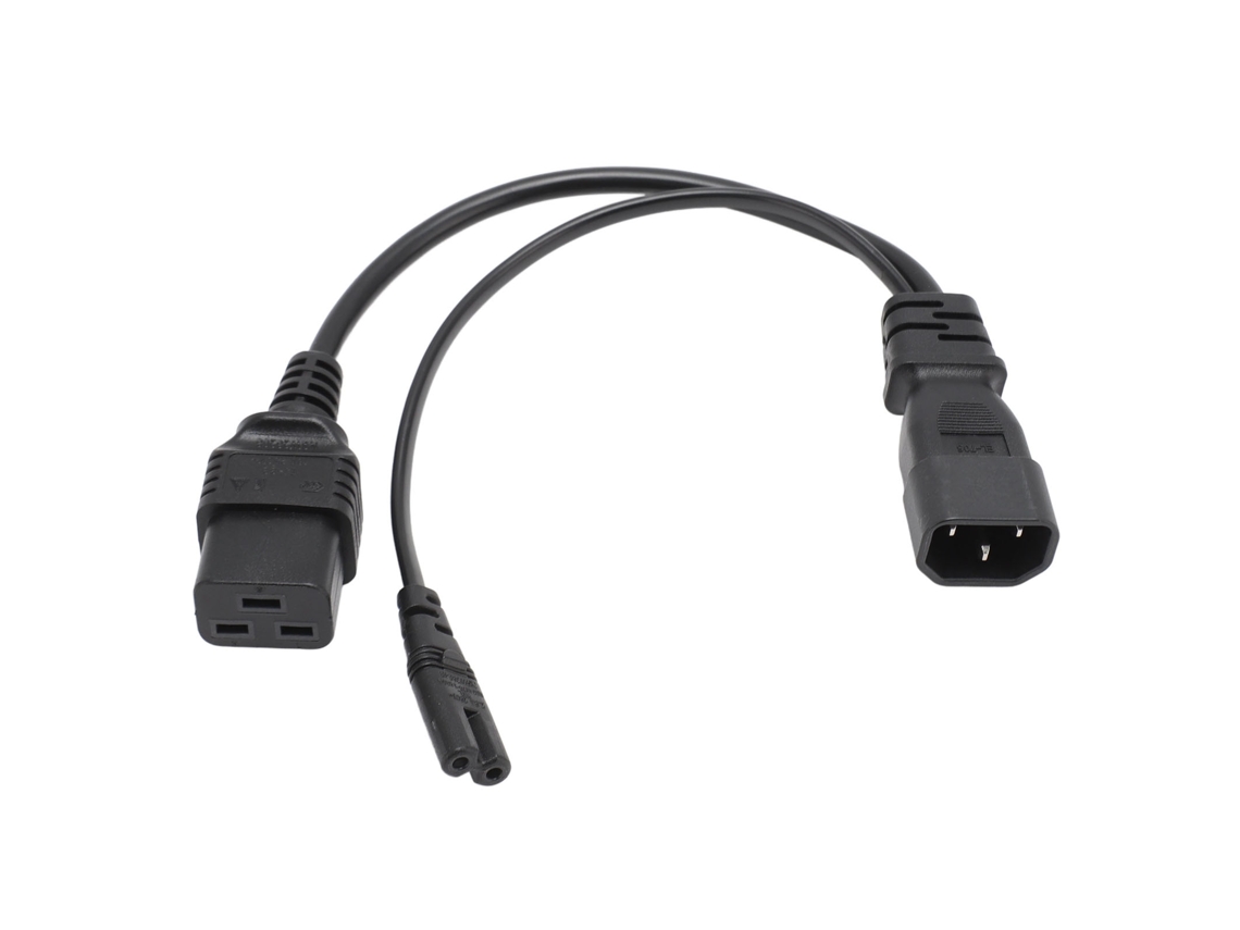 Adaptador de energia EOOCOO (adaptador Y para dois conectores macho-fêmea)