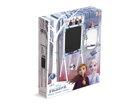 Juego Educativo CHICOS Pizarra Doble Junior Frozen II (Edad Mínima: 3 Años - 36,5 x 9,5 x 50,5 cm)