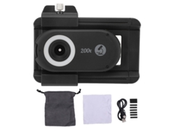 Lente Microscopio Para Teléfono Con Luz Led, Filtros Cpl Y Clip, Microscopio Digital Portátil Recargable 200x