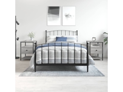 Mesitas de Noche 2 Pzs Derivados de Madera Gris Sonoma