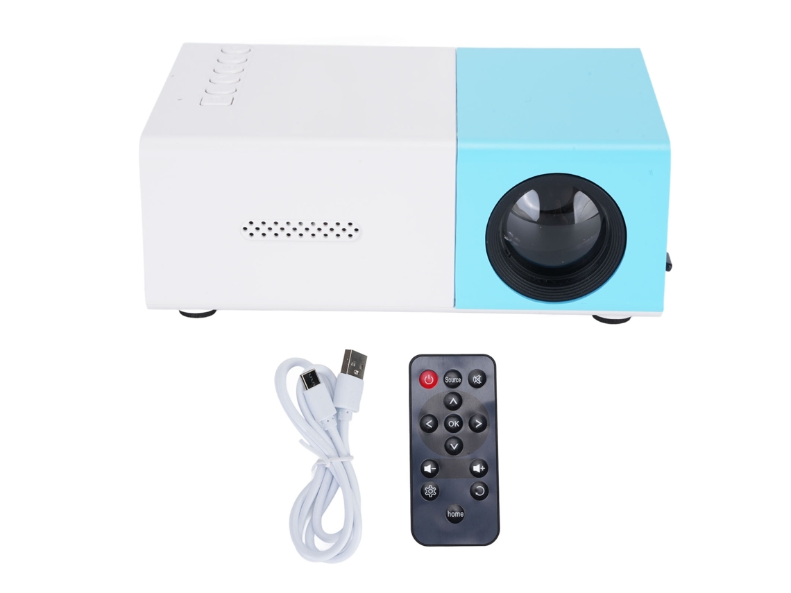 Proyector Mini 1080p Ajustable Portátil Led Para Teléfono Cine En Casa Al Aire Libre