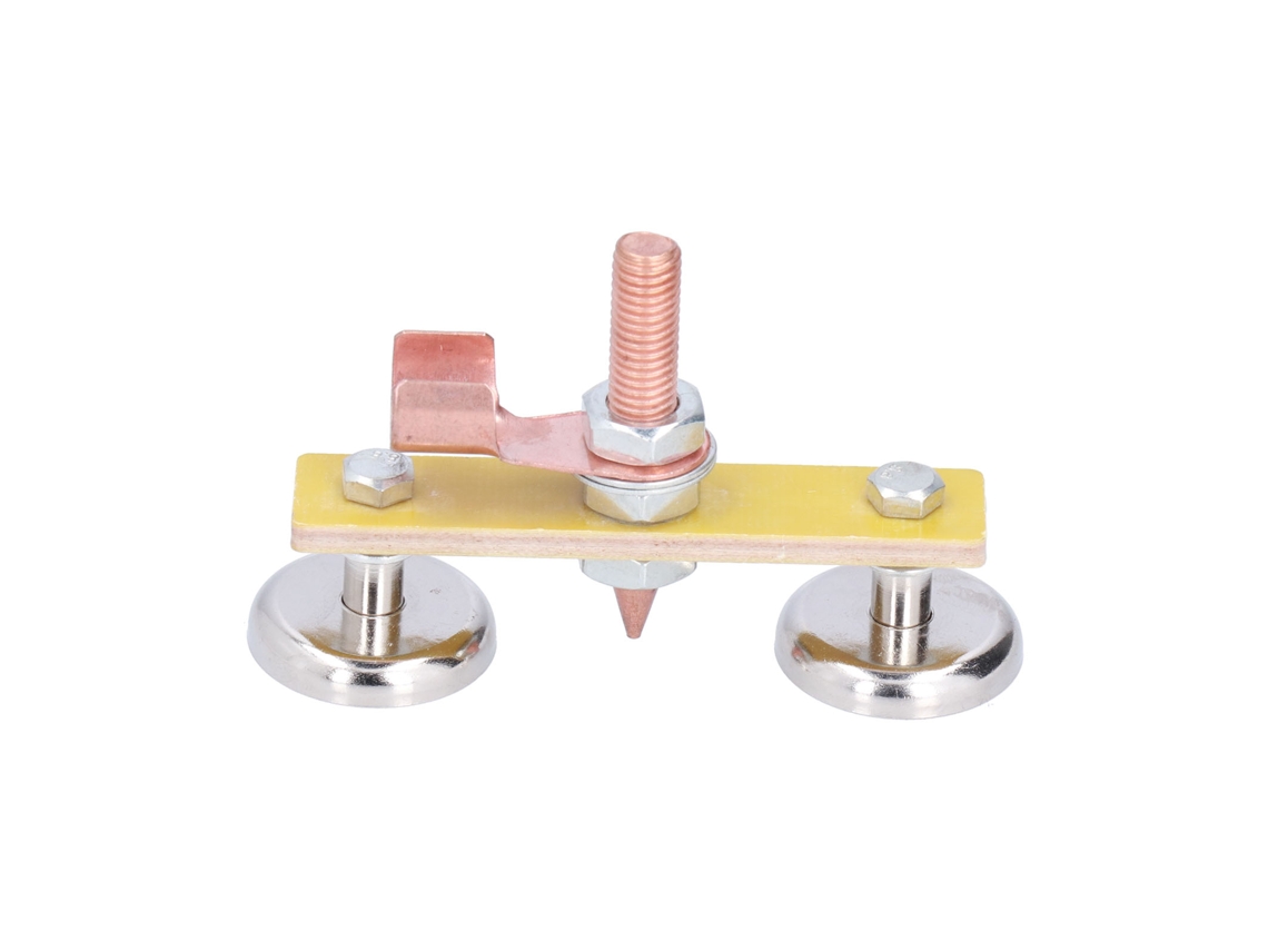 Soporte Magnético Para Soldadura Con Dos Imanes Y Clips De Cobre Para Una Alta Succión.
