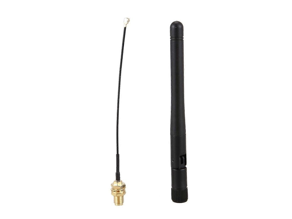 Antena Gsm 3dbi 900-1800mhz Con Conector Rp-sma, Goma Impermeable, Cable Lorawan + Ipx A Sma Pequeño