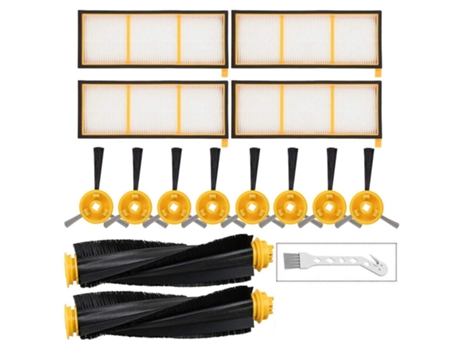 Para Shark Rv700 Rv750 accesorios de aspiradora Kit de cepillo de filtro de aspiradora de repuesto paquete de 15