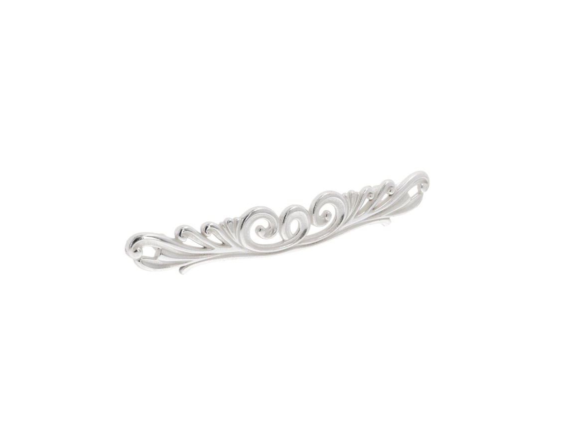Tirador Para Mueble De Zamac Distancia Entre Ejes De 128 Mm Color Plata Venecia Lote De 6mm