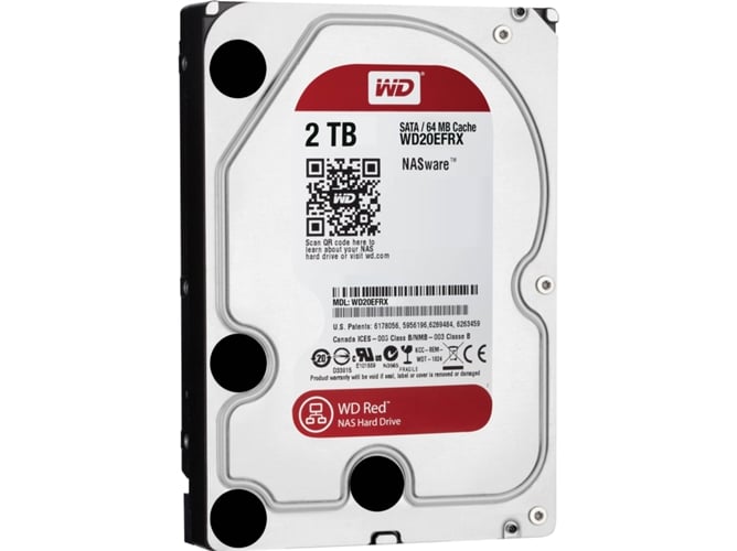 Disco HDD Interno WESTERN DIGITAL WD10EFRX (2 TB - SATA - 5400 RPM)
