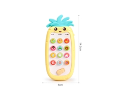 Ats-juguete Teléfono Celular Para Bebé Con Luz Y Música Sonidos Variados Silicona Educativo Interactivo Regalo Navidad Niños Niñas