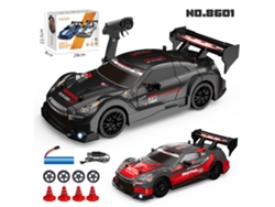 Coche teledirigido de alta velocidad de 2,4 g para carreras de drifting, juguete de control remoto Cuich (negro)