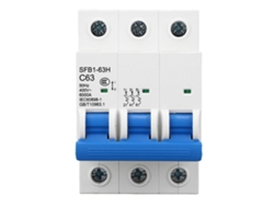 Disyuntor Mcb 3p Ca 400v Chave De Proteção 6ka Para Segurança Residencial
