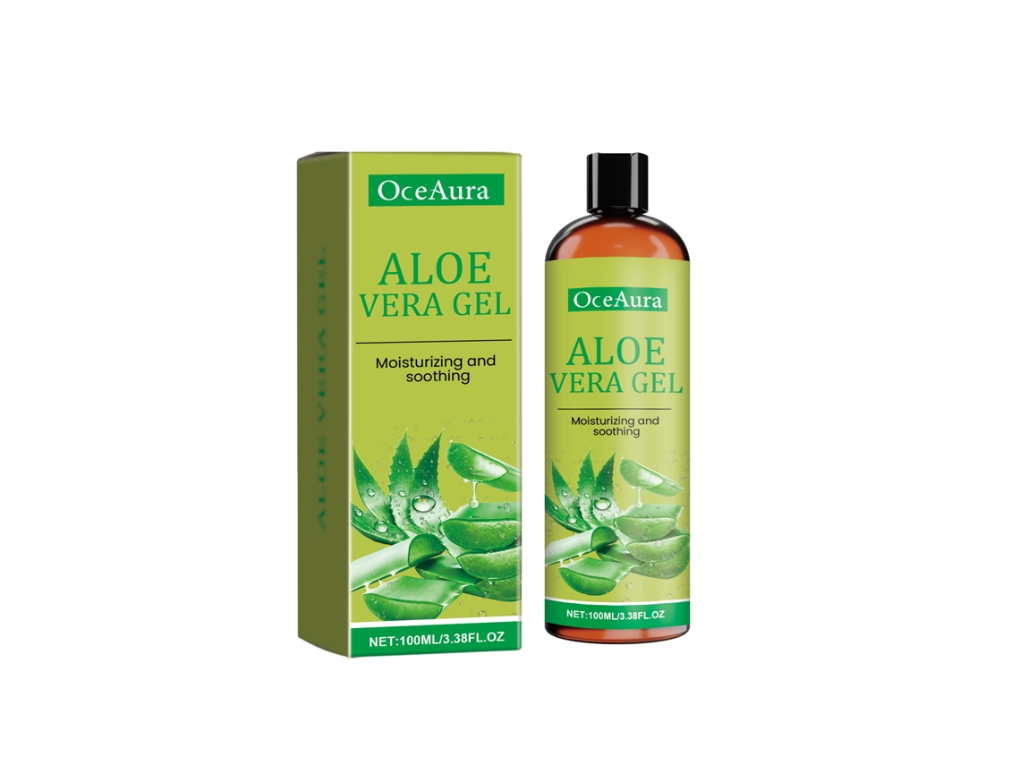 Gel de aloe vera 100% natural para la piel y el cabello.