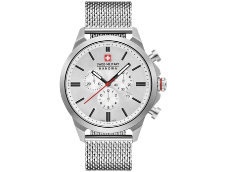 Reloj SWISS MILITARY HANOWA Hombre (Acero Inoxidable - Plateado)