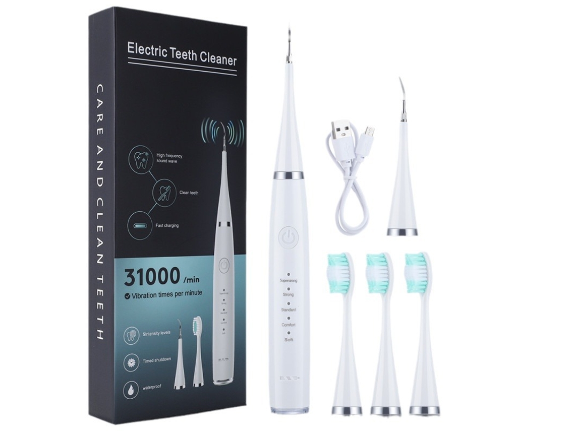Kit De Cepillo De Dientes Eléctrico Seis En Uno Para Uso Doméstico, Que Reemplaza Varios Accesorios.